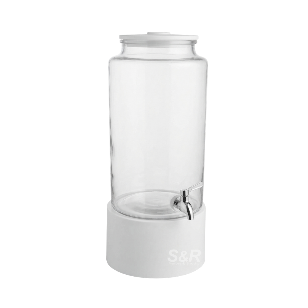 Studio Tu Glass Drint Dispenser with Ceramic Stand 8.3L
